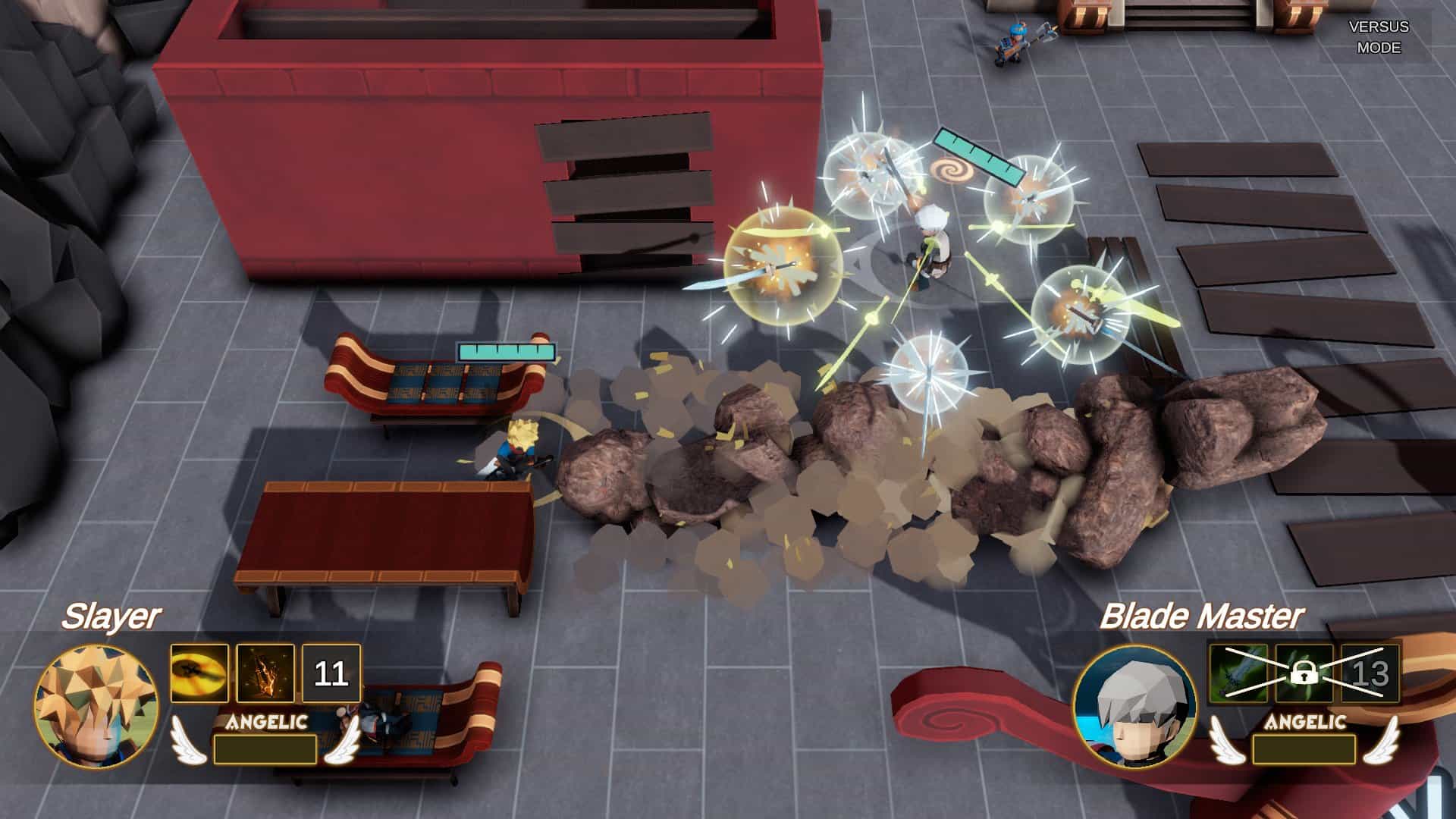 Player Skill Collision in Lobby Map